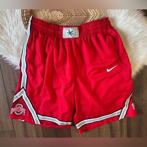 Nike Dri Fit Ohio State Buckeyes Red Basketball Athletic Shorts Men’s Size XXL